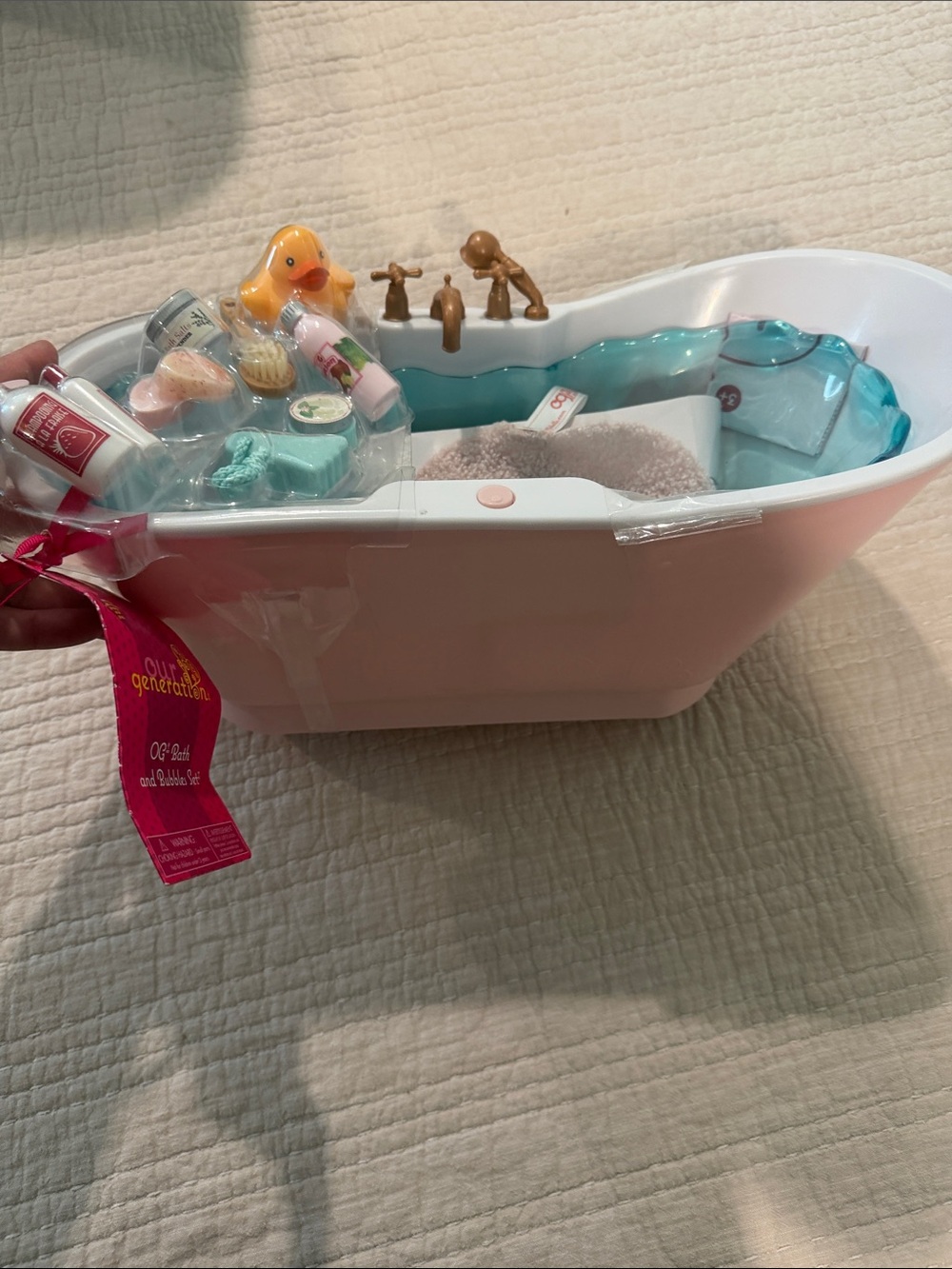 Our Generation Kids Bathtub Playset with Accessories